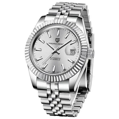 Montre automatique Cannelée 42 mm — Argenté