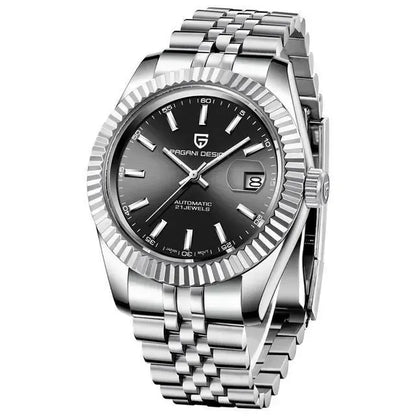 Montre automatique Cannelée 42 mm — Noir
