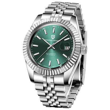 Montre automatique Cannelée 42 mm — Vert