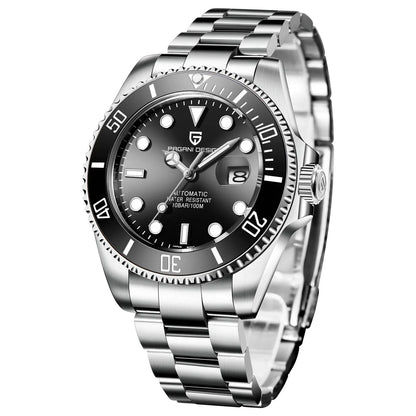 Montre de plongée automatique 43 mm — Noir